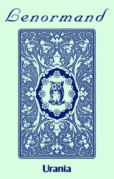 Lenormand Orakelkarten - blaue Eule
