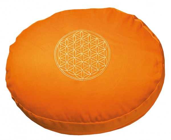 Meditationskissen mit Inlet "BDL" Baumwolle(80%), Polyester(20%) orange